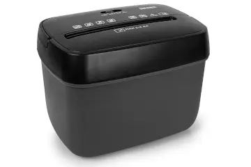 Trituradora de papel mini microdestructora - duronic