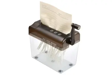 Trituradora de papel mini pequeña silenciosa - xzeemo